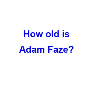 Adam Faze