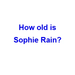 Sophie Rain